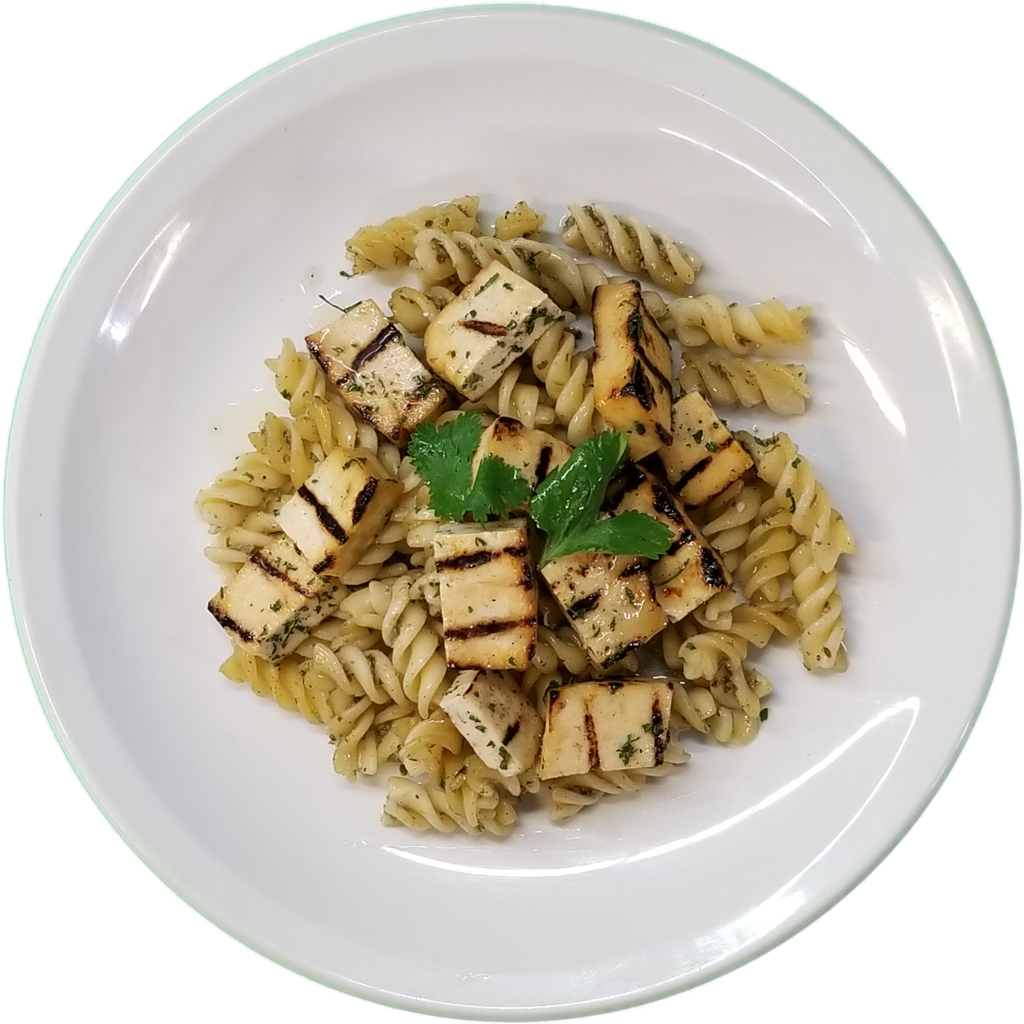 Pesto Whole-wheat Pasta With Tofu & Vegetables - Pasta (1024x1024), Png Download