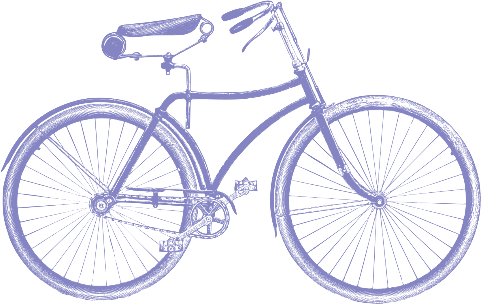This Free Icons Png Design Of Vintage Bicycle 01 (1697x2400), Png Download