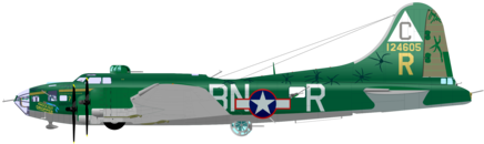 Boeing B 17 Flying Fortress Airplane Focke Wulf Fw - Boeing B-17 Flying Fortress (440x340), Png Download