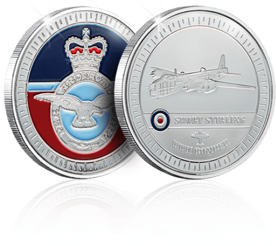 Ww2 Bomber Plane Commemorative Box Set - Coin (540x540), Png Download