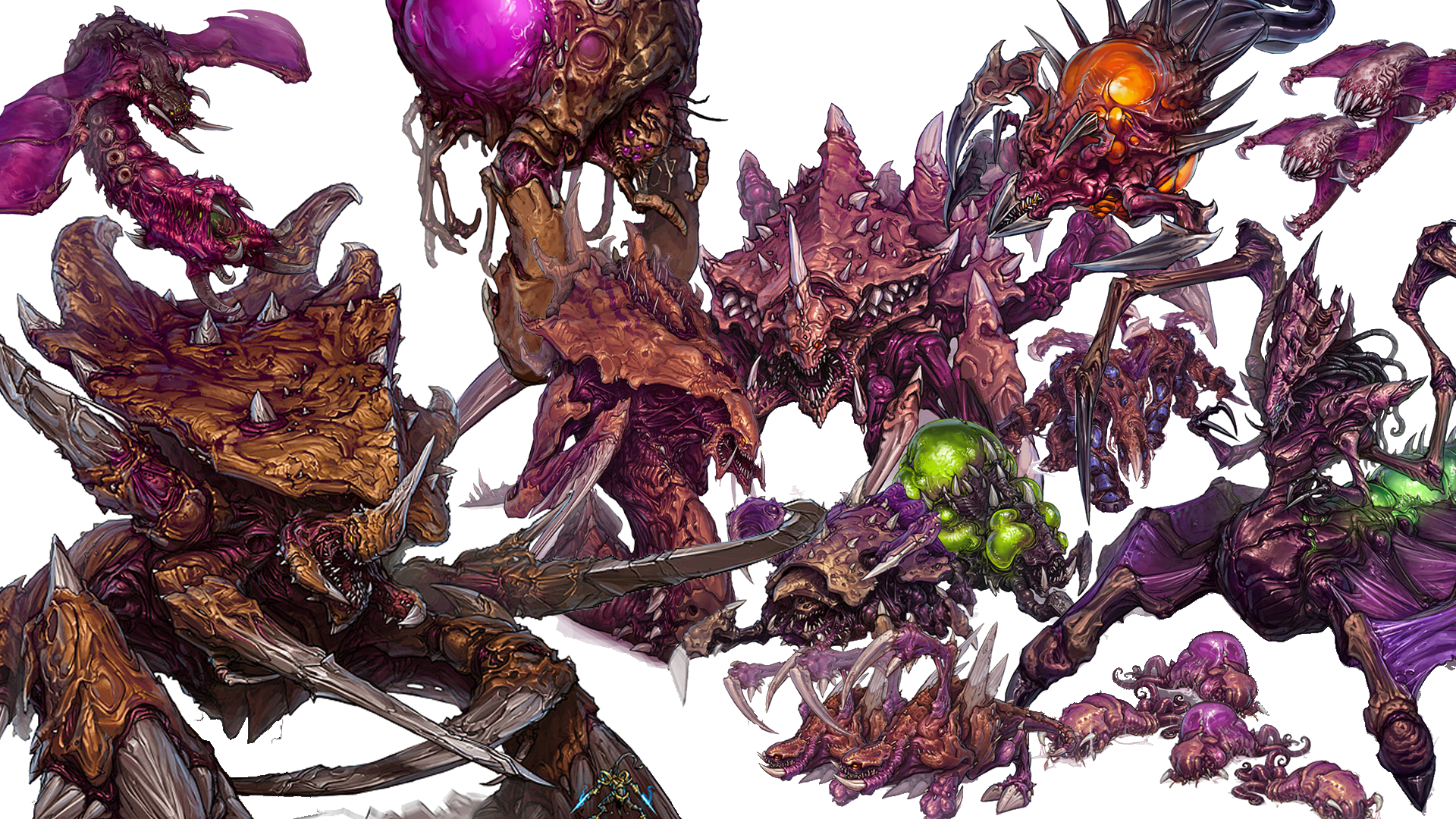 Zerg - Primal Zerg (1920x1080), Png Download