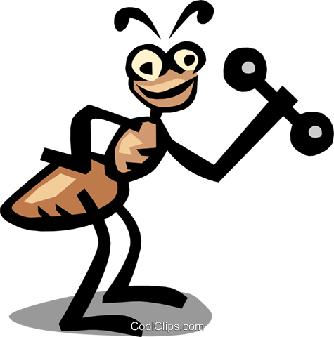 Hormiga Libres De Derechos Ilustraciones De Vectores - Ant (475x480), Png Download