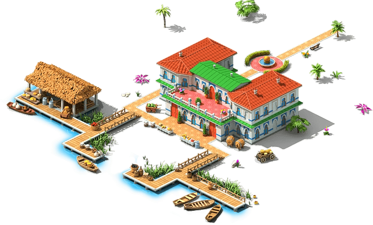 Floating Market L1 - Cottage (757x456), Png Download