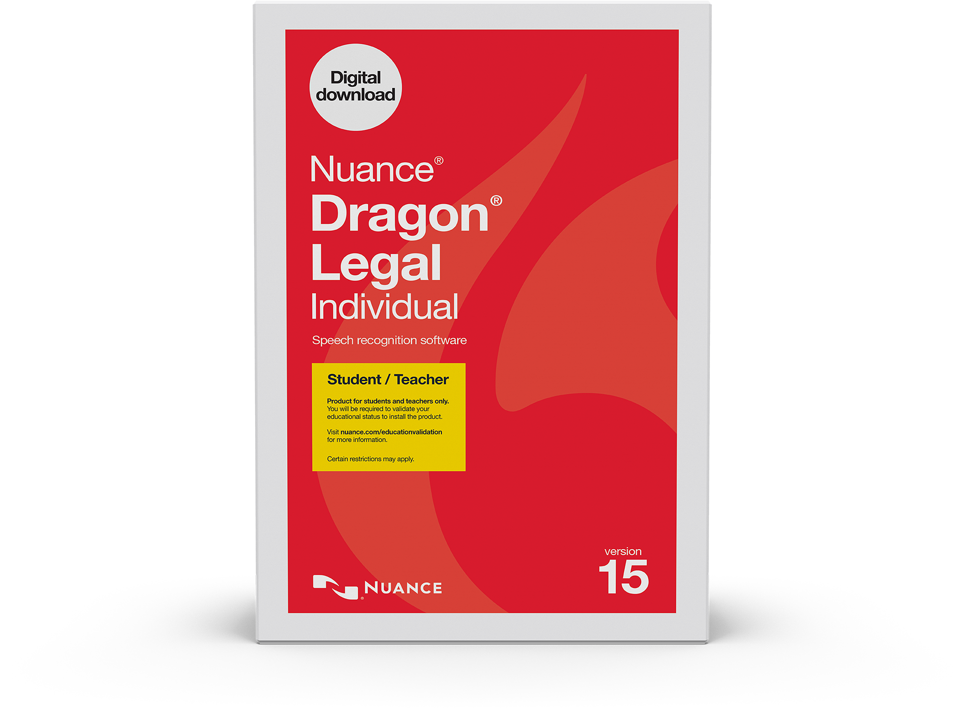 Olympus 376124 Nuance Dragon Legal Individual Version (2000x2000), Png Download