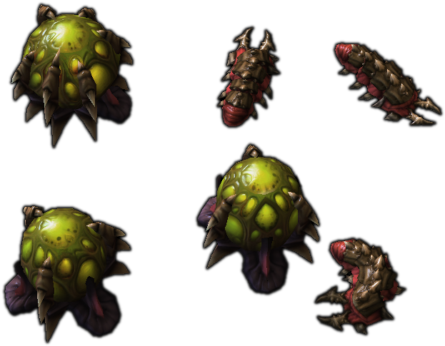 The Live Of Any Given Zerg Creature Starts As A Larva, - Zerg Egg (638x501), Png Download