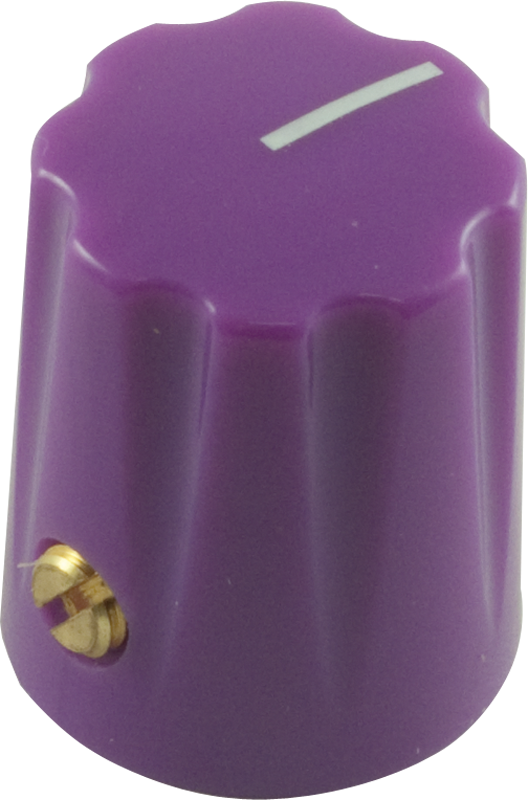 Scalloped Edge, Indicator Line, Set Screw - Amplified Parts Knob Purple 2017 (528x800), Png Download