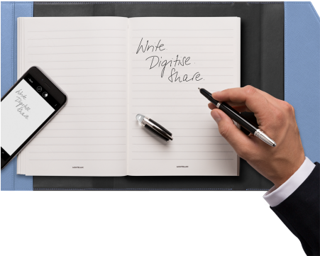Montblanc Augmented Paper Writing Set (450x450), Png Download