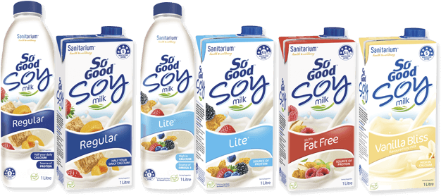 Soy Milks - Sanitarium So Good Soy Long Life Lite Milk 1l (880x400), Png Download