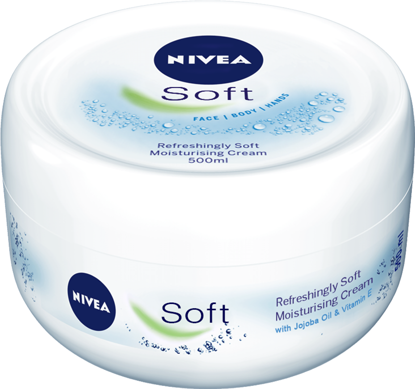 Nivea Soft 300ml (1010x1180), Png Download