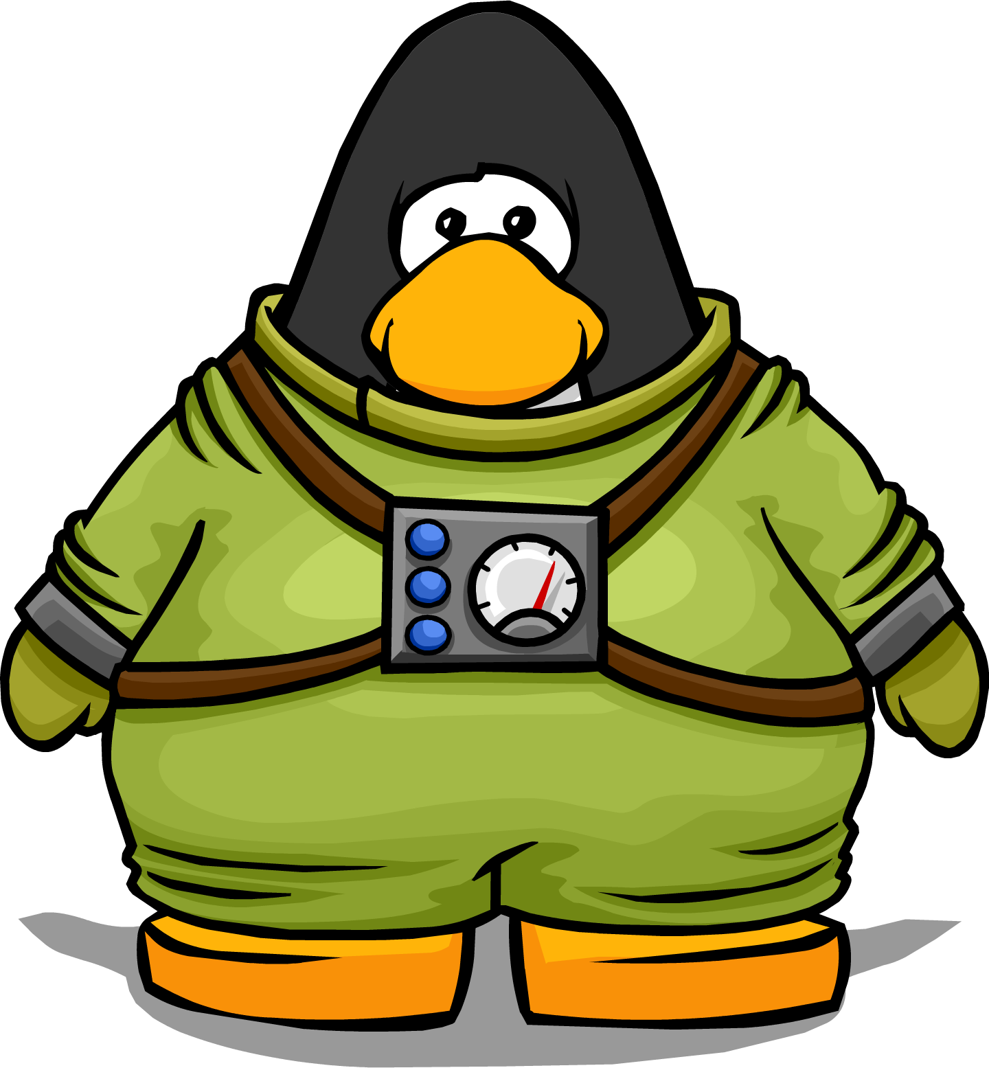 Divers Suit From A Player Card - Club Penguin (1440x1555), Png Download