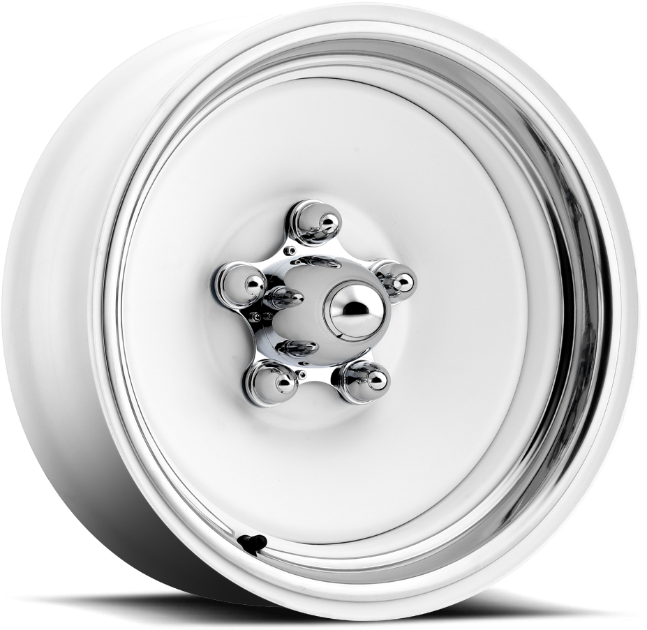 Wheel Rat Rod - U.s. Wheel Gloss White Rat Rod Wheel (series 66): U.s. (1000x1000), Png Download