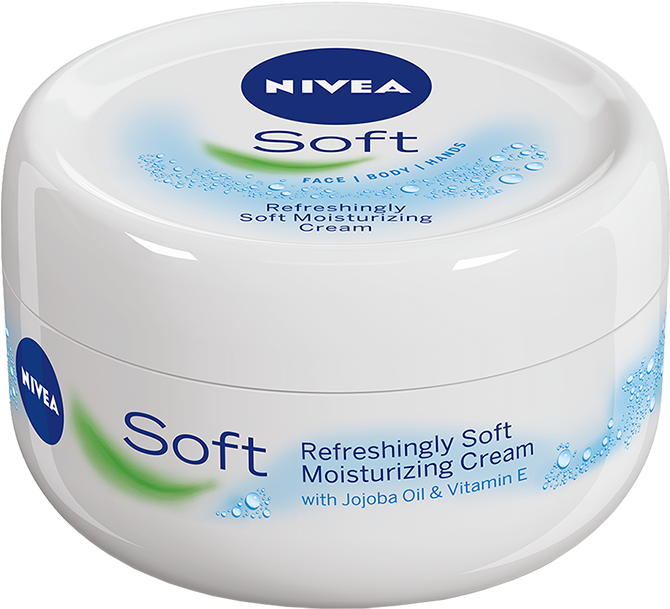 Nivea Soft Creme 200ml Cream By Nivea (1010x1180), Png Download