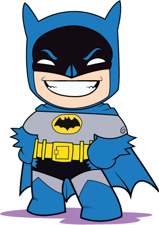 I'm Just A Simple, Human Teacher Who Wishes I Were - Chibi Batman And Robin (327x463), Png Download
