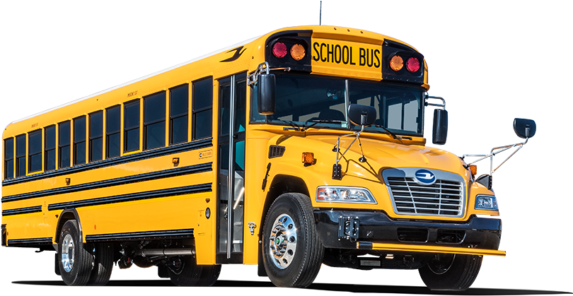 Get On Board - Blue Bird Vision 2019 (827x488), Png Download