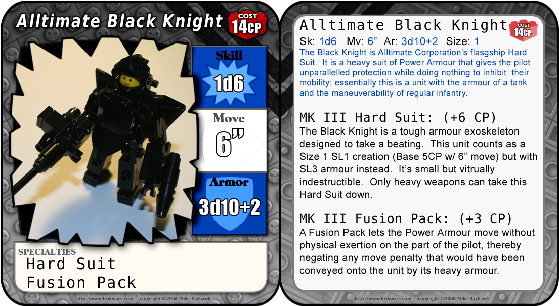 Alltimate Black Knight Card - Card (1150x650), Png Download