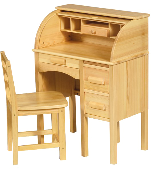 Roll Top Desk Png Hd - Guidecraft Jr. Roll Top Desk - Light Oak (600x602), Png Download