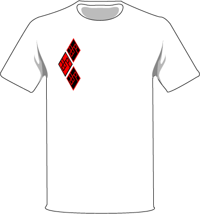 The White / Corner / Extra Small Homage To Harley Quinn - - White Large (394x422), Png Download