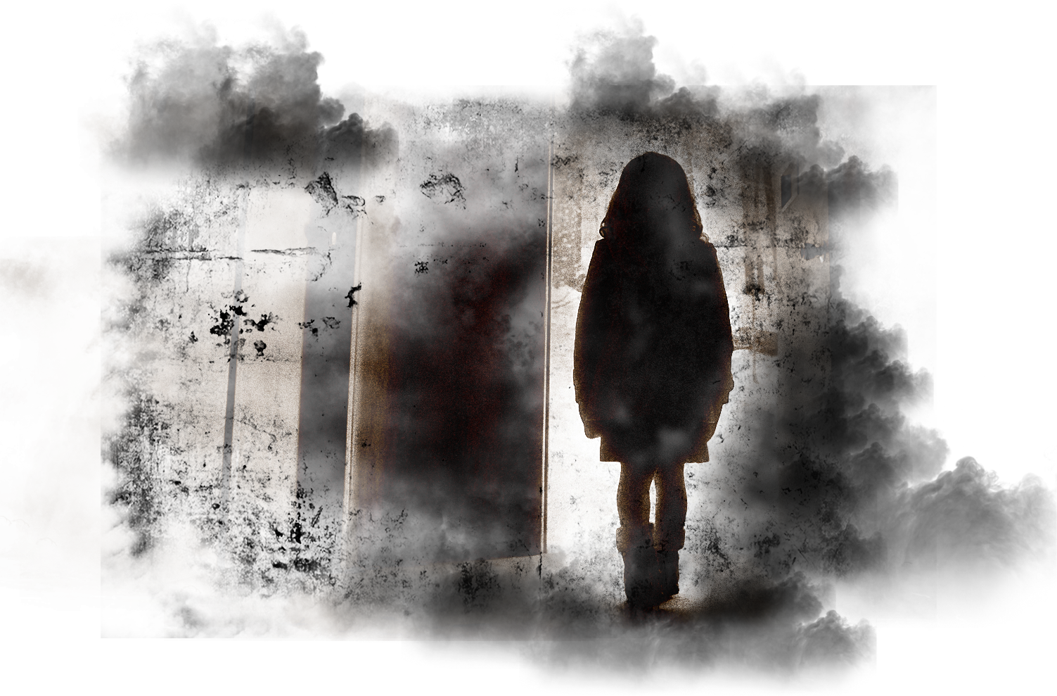 “mama” Is Yet Another Fine Example Of The Modern Pg-13 - Blanco Y Negro Terror (1503x989), Png Download