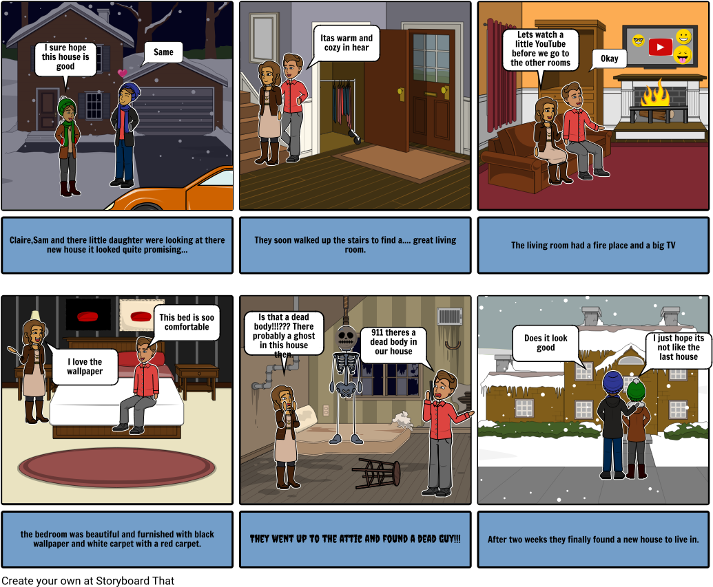 How A Horror Movie Should End - Cartoon (1048x870), Png Download