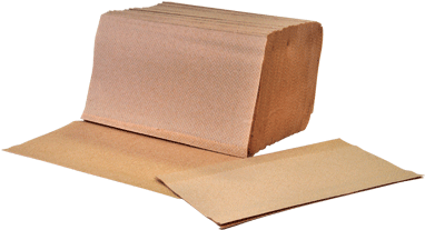 Evolv Natural Singlefold Towel 16/250 Lilium Laboratory - Brown Paper Towels Png (400x300), Png Download