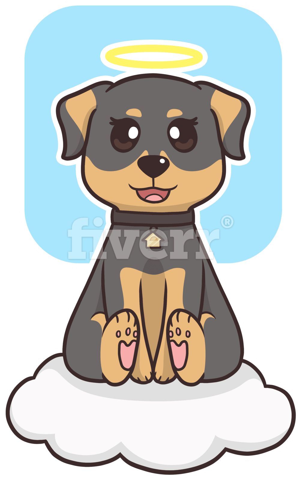 Dog Catches Something (1200x1697), Png Download