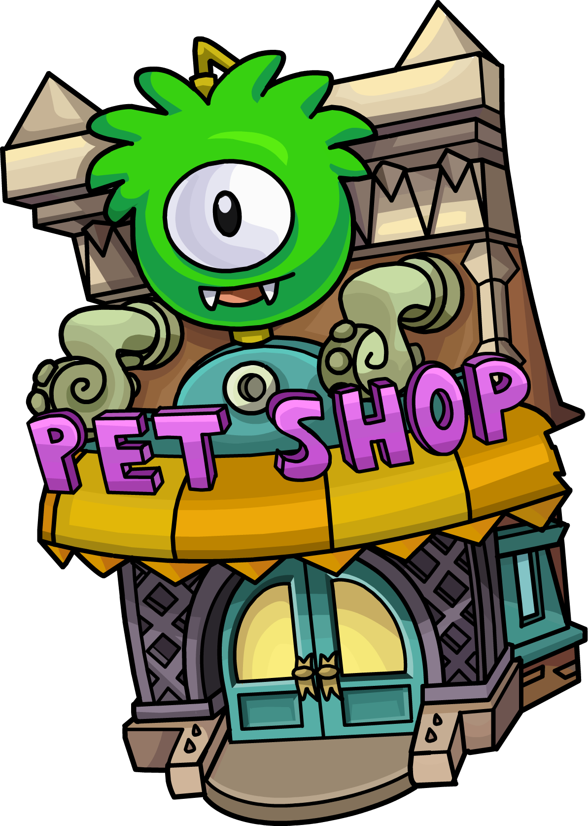 Mu Pet Shop - Cartoon (1193x1674), Png Download