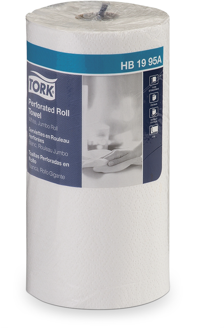 Tork Universal Perforated Towel Roll Two-ply 11 X 9 (1000x1200), Png Download