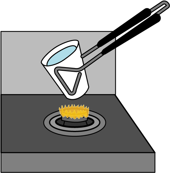 Using Tongs To Boil Water In A Paper Cup - Ignition Temperature With Paper Cups (800x600), Png Download