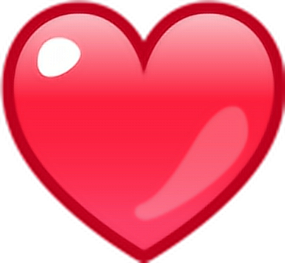 Corazon Emoji Rojo Emoticono Amor - Emoji De Whatsapp Corazon Png (404x372), Png Download