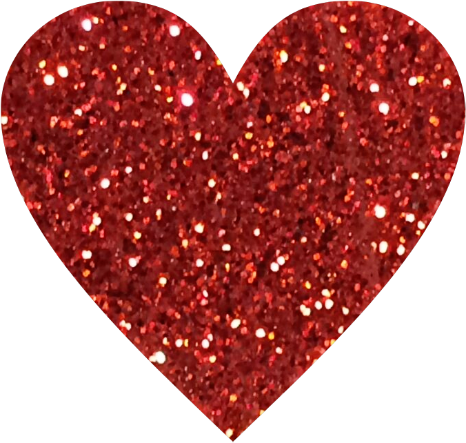 Glittery Red (676x642), Png Download