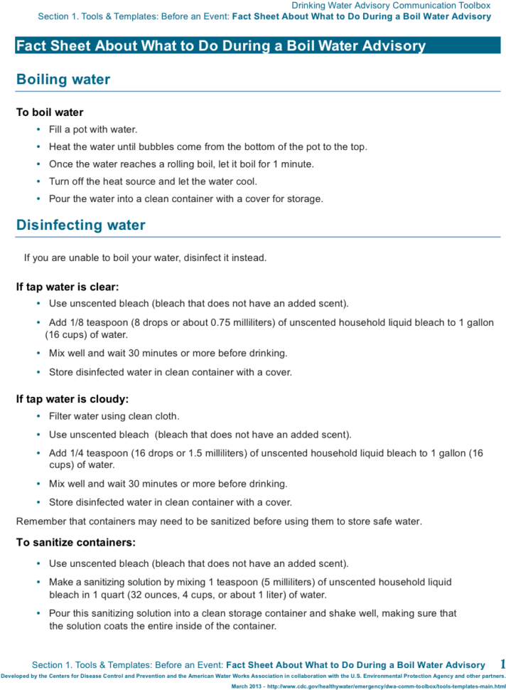 Boil Water Advisory Flyer Image - アイドル マスター シンデレラ ガールズ 5thlive Tour コール (792x1024), Png Download