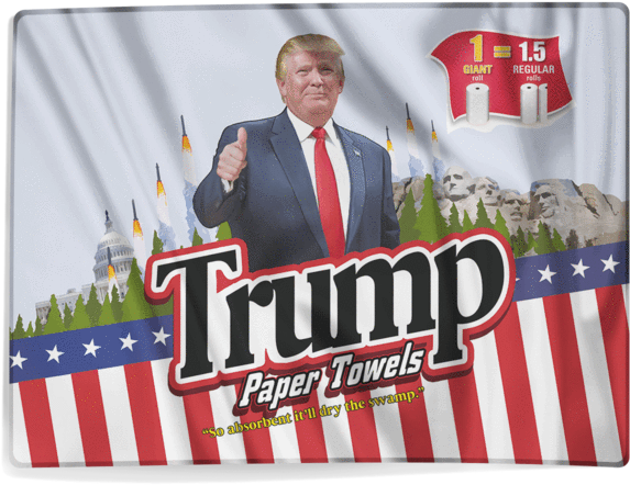 Trump Paper Towels (600x600), Png Download