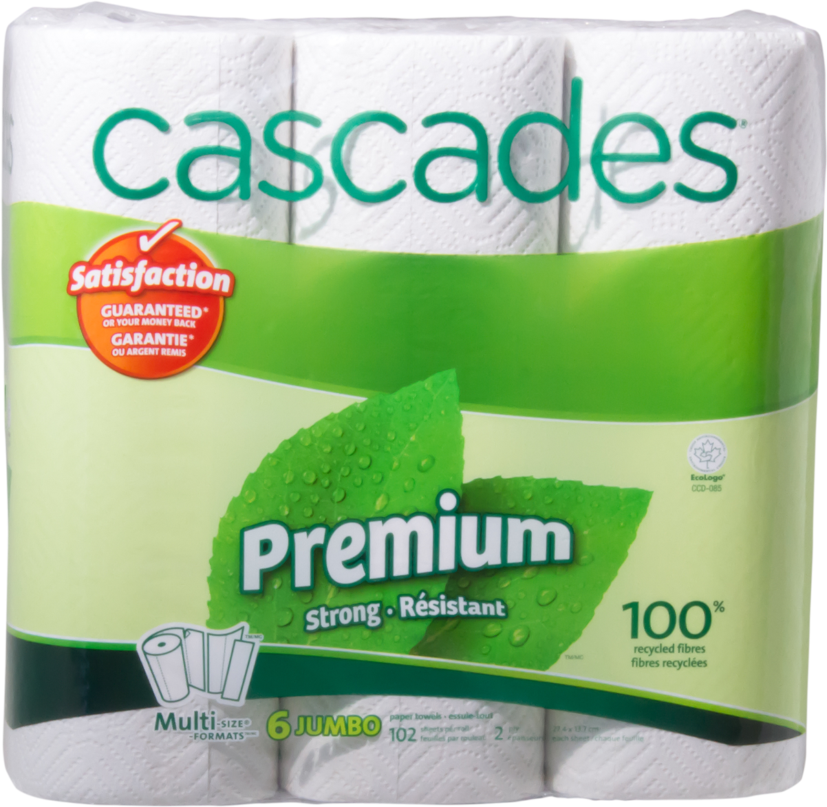 Paper Towel - Cascades Tuff Enviro Jumbo Paper Towel (1300x1300), Png Download