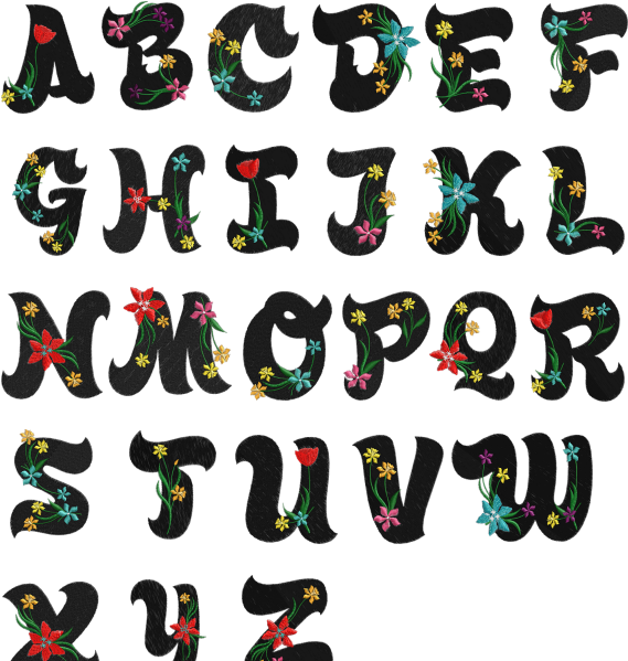 Hawaiian Graffiti Letters (587x630), Png Download