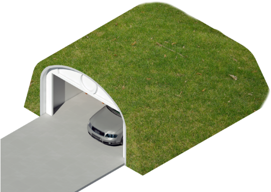 Single Garage - 338 Sq - Ft - Square Foot (600x425), Png Download