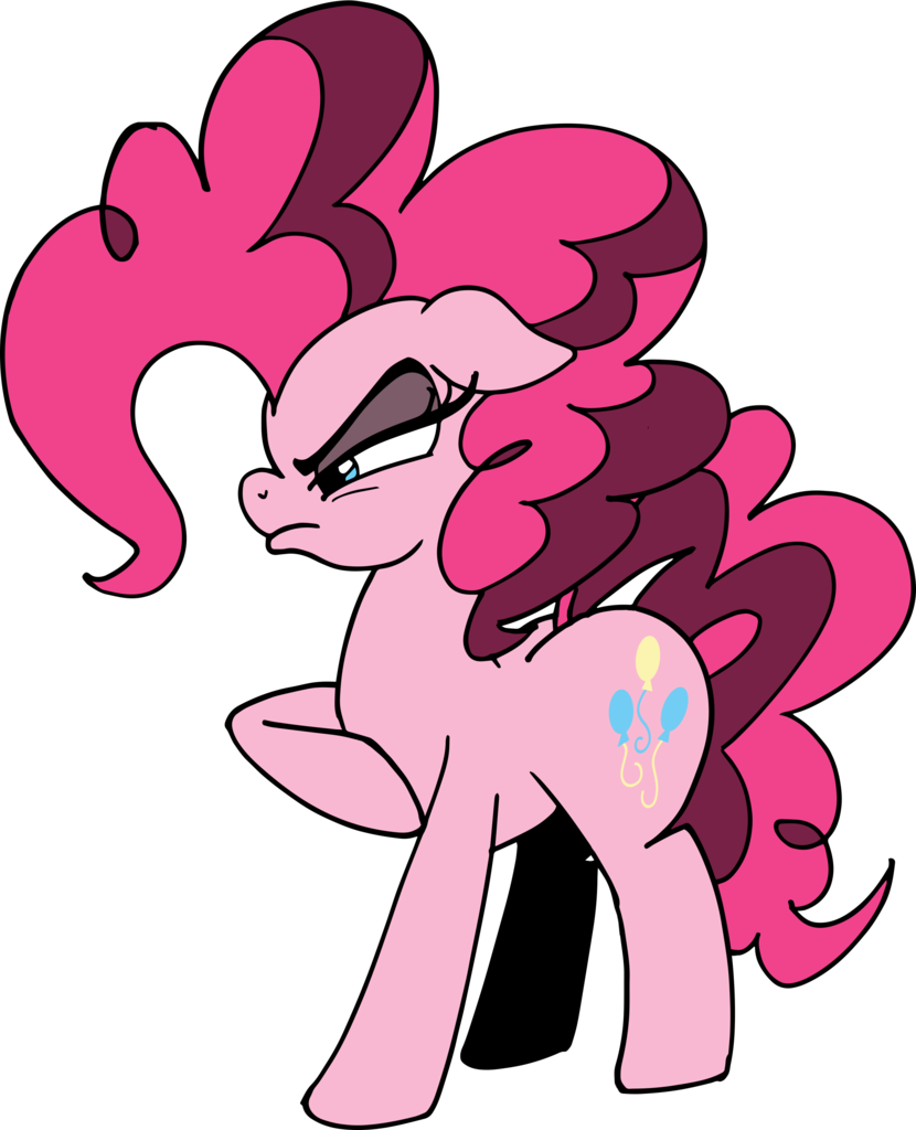 Comic-graffiti, Pinkie Pie, Safe, Simple Background, - Cartoon (830x1024), Png Download