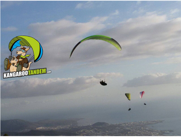 Photo Taken At Tenerife Paragliding Center - Paragliding (600x600), Png Download