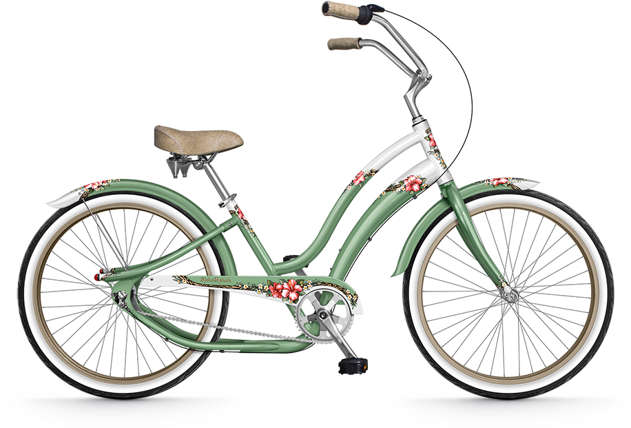 Phat Aloha Mahalo Beach Cruiser (1000x701), Png Download