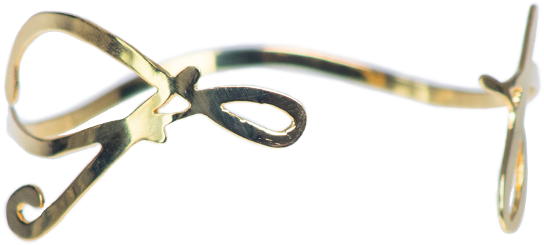 Hecho A Mano En Placas De Bronce Bañadas En Oro De - Body Jewelry (1700x1133), Png Download