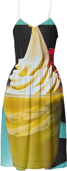 Shop Dole Whip Dress Summer Dress By Dan-o - Cocktail Dress (400x621), Png Download
