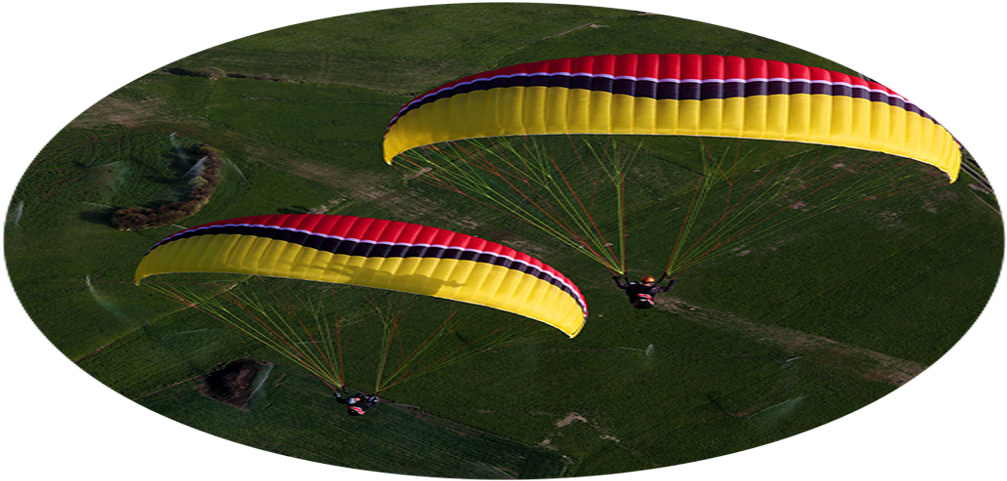 Powered Paragliding (1024x500), Png Download