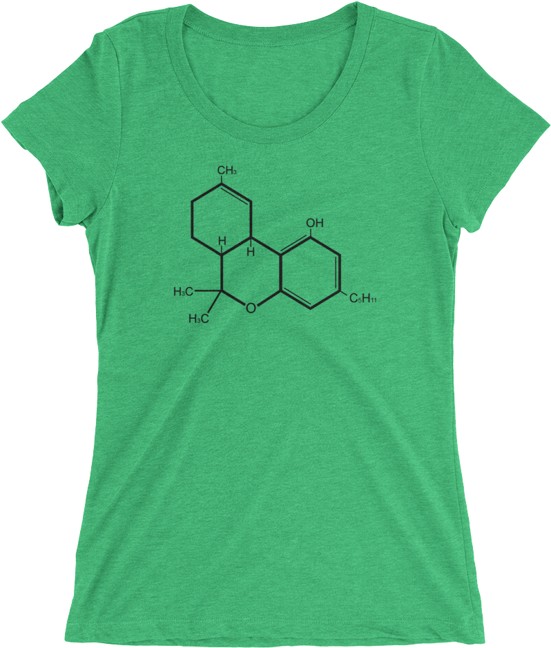Thc Molecule T-shirt - Puerto Rico Shirt - Women Shirt - Puerto Rico Strong (1000x1000), Png Download