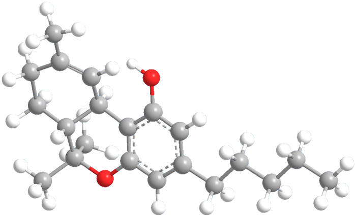 Δ9-tetrahydrocannabinol Is The Psychoactive Compound - Illustration (700x428), Png Download