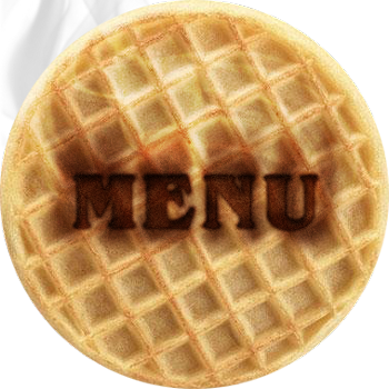 Menu Calendar Archive - Transparent Background Waffle Clipart (350x350), Png Download