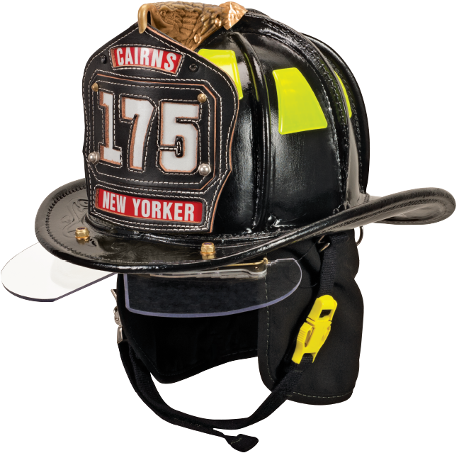 Cairns N5a New Yorker Leather Fire Helmet - Leather Fire Helmets (648x639), Png Download