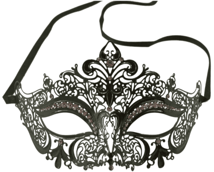 Burlesque-boutique Women's Laser Cut Metal Venetian - Blue And Silver Masquarade Ball Mask (480x480), Png Download