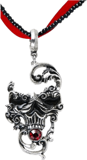 Venetian Mask Of Death Pendant - Necklace (555x555), Png Download