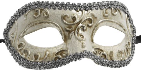 Redskytrader Aged Finish Venetian Party Mask - Redskytrader Masquerade Mask - Party Costume - Venetian (480x480), Png Download