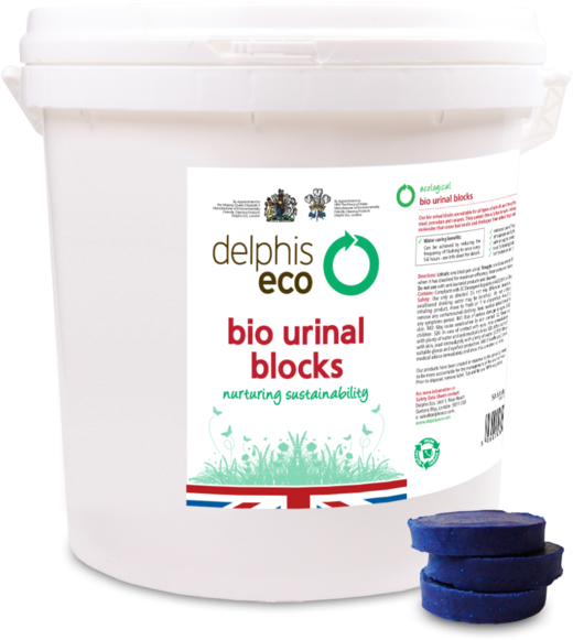 Delphis Eco Bio Urinal Blocks - Tub Of 50 (600x600), Png Download