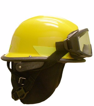 Bullard Usrx Rescue Helmet With Ess Goggles, Dual Certified (515x454), Png Download